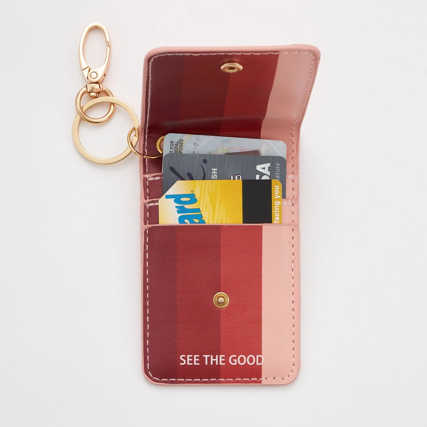 SEE THE GOOD ID Card Holder Keychain