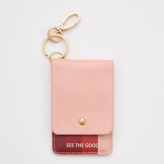 SEE THE GOOD ID Card Holder Keychain