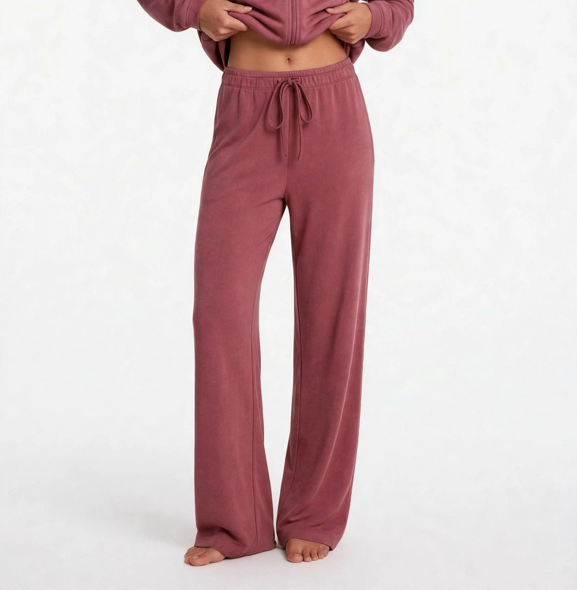 PRE-ORDER: Mono B Simple Scuba Wide-Leg Pant