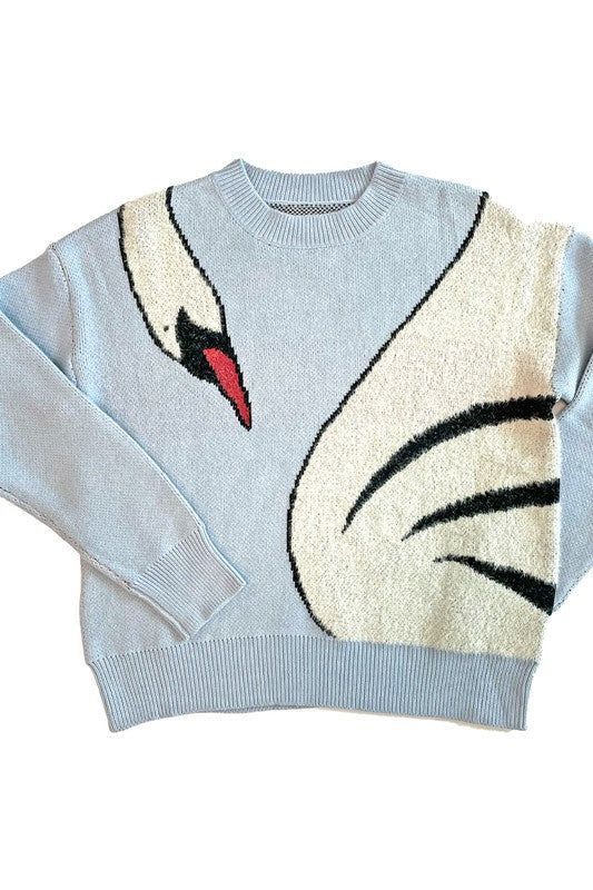 Swan Knit Sweater