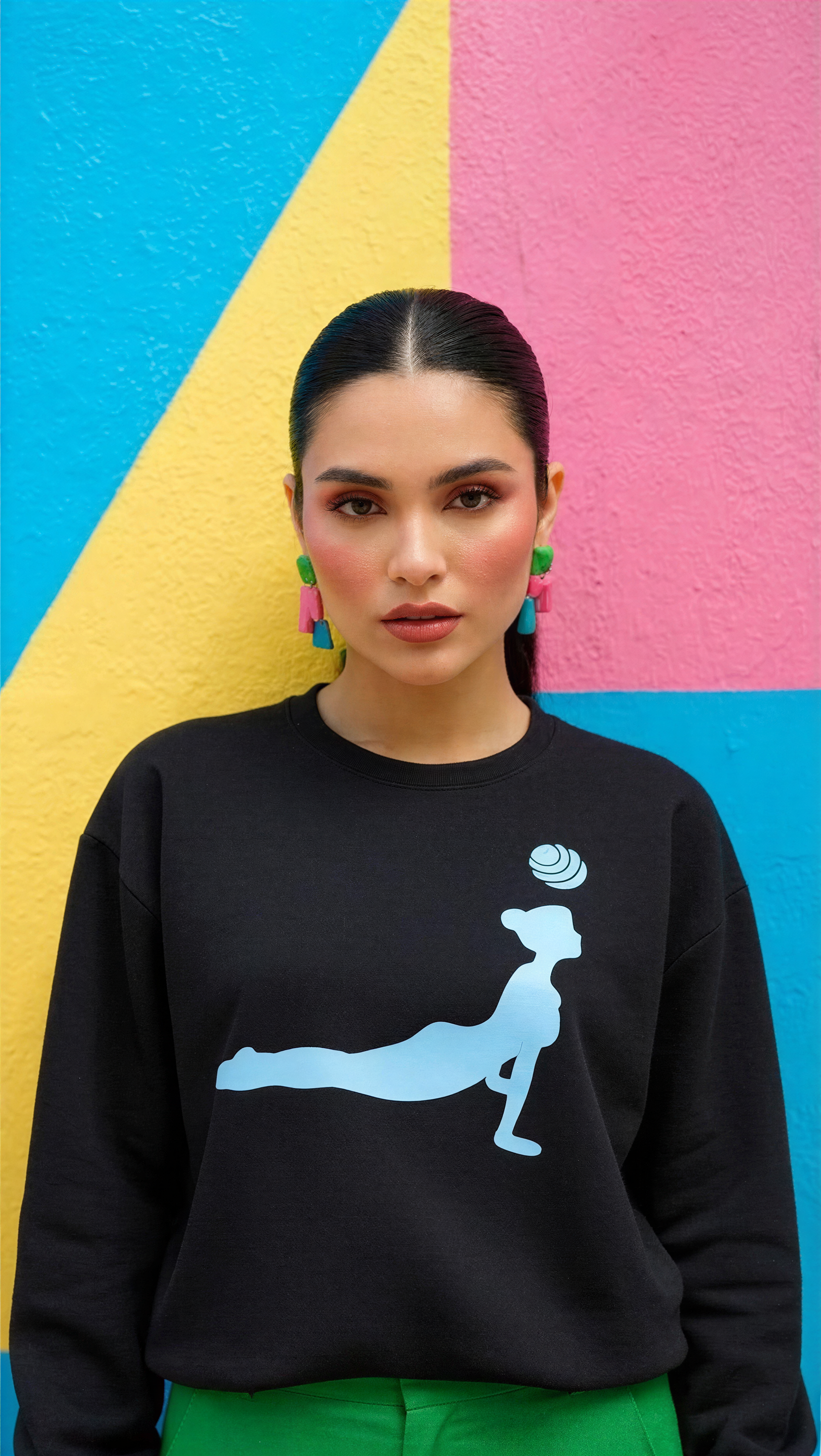 Yogalisports Logo Puff Sweatshirt