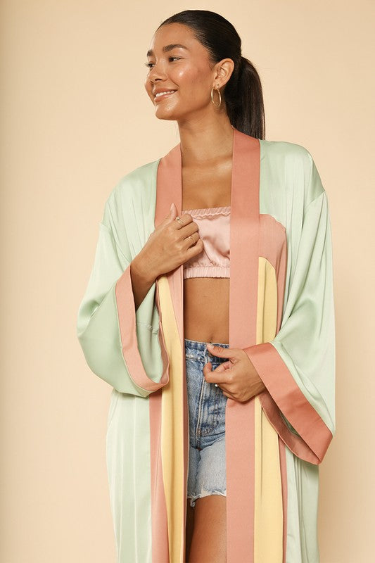 Retro arch kimono