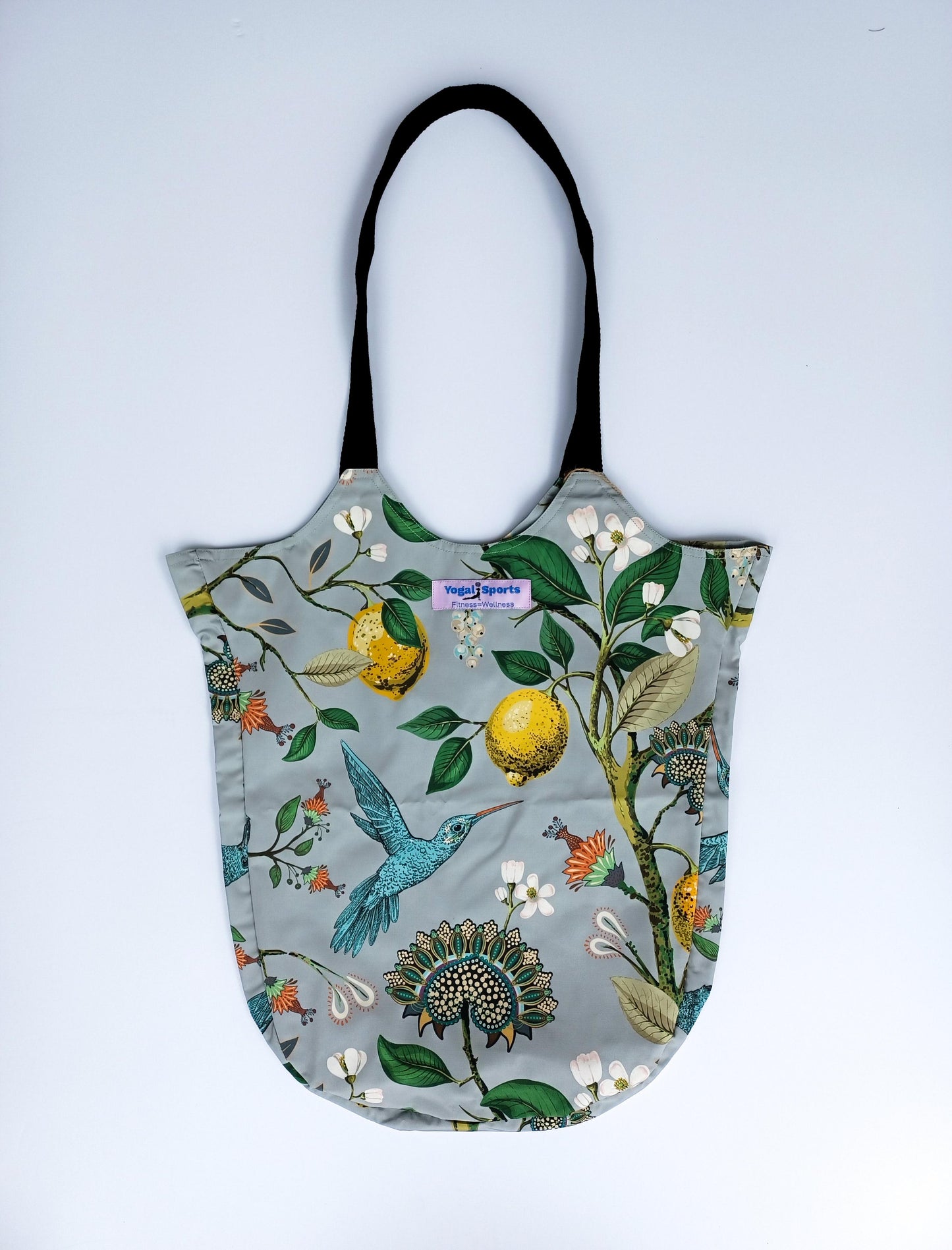 Botanical Garden Tote Bag Grey