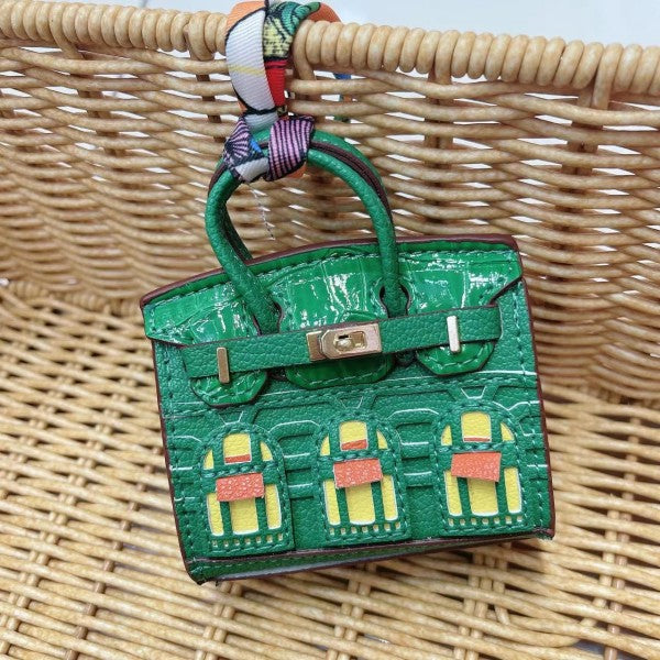 Mini KeyChain Cutesy Leather Bag Charm