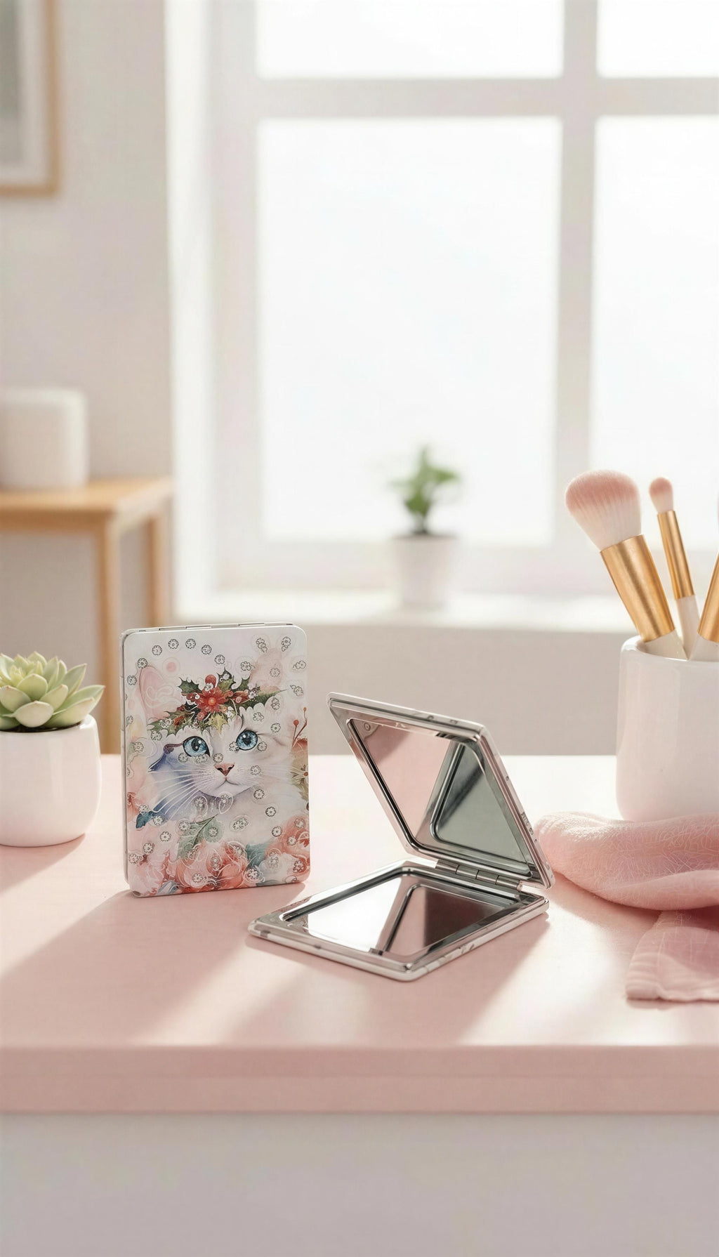 Mini Cosmetic Folding Mirror
