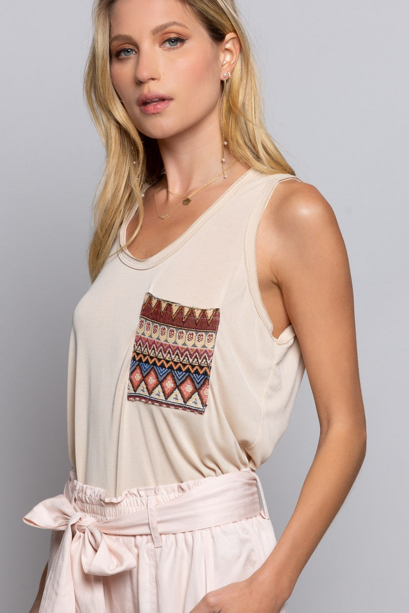 Aztecs Rose Petal Knit Top