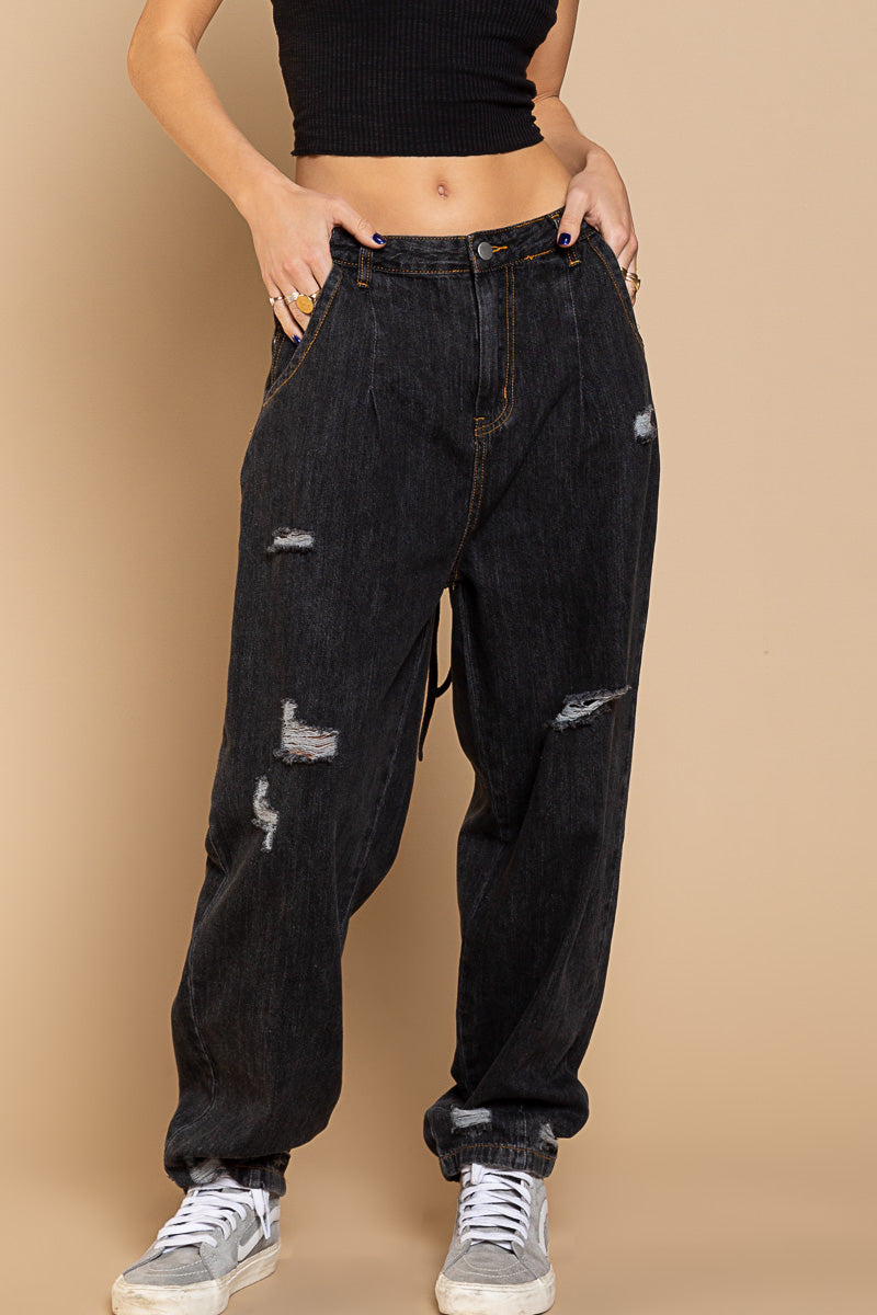 Black Denim Jeans