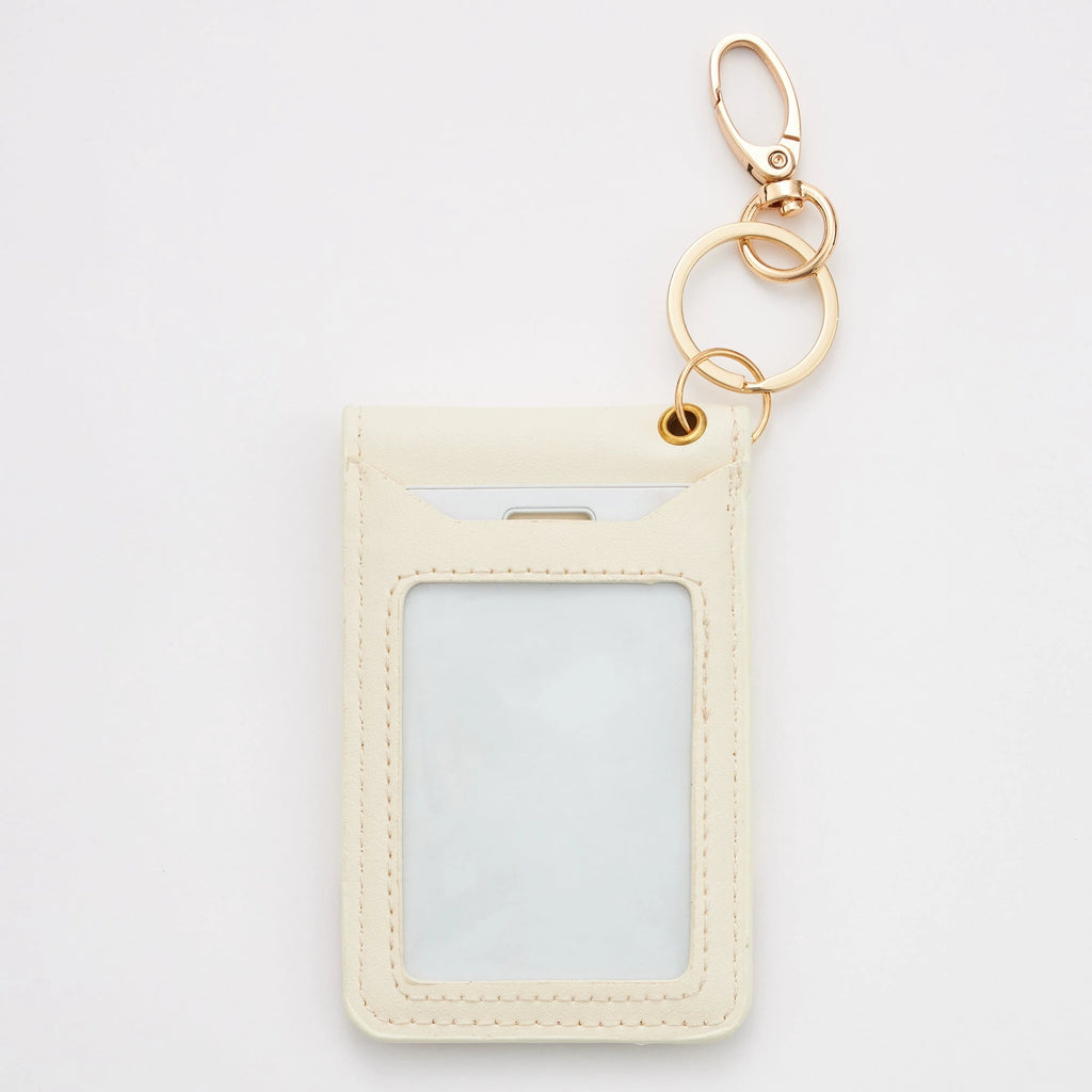 HI THERE ID Card Holder Keychain