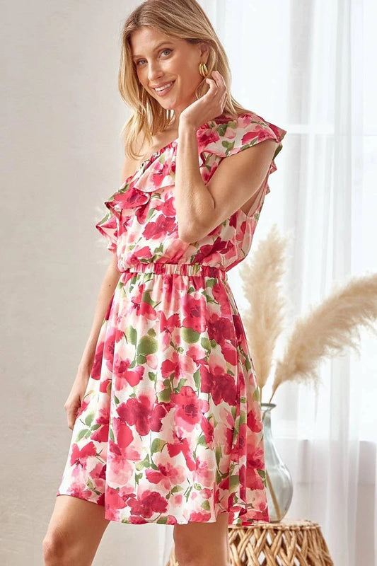 Ashley Floral Print Dress