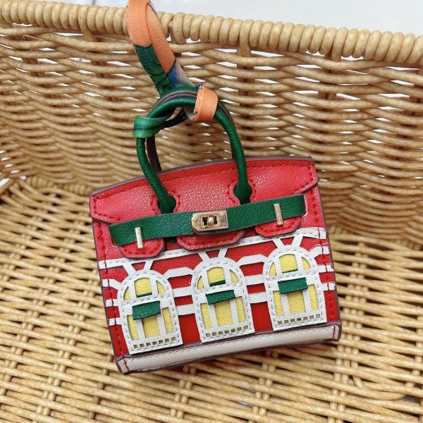 Mini KeyChain Cutesy Leather Bag Charm