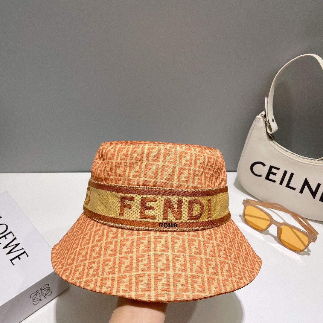 Fendi Monogram Multicolor FF Bucket Hat