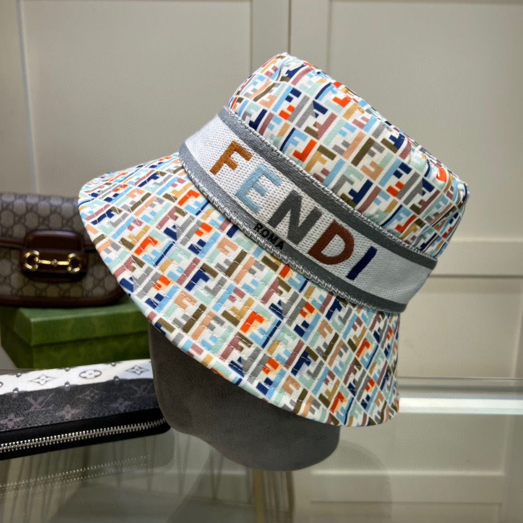 FENDI FFモノグラム バケットハット Fendi Monogram Multicolor FF Bucket Hat – Yogalisports