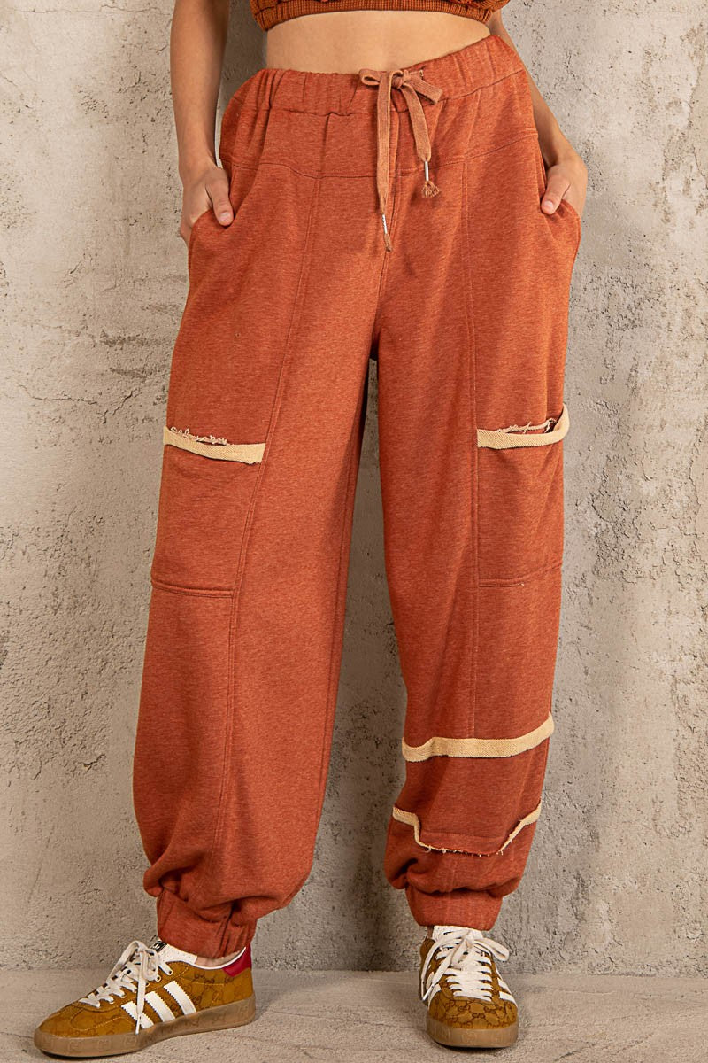 Dusky Ginger Jogger Pants