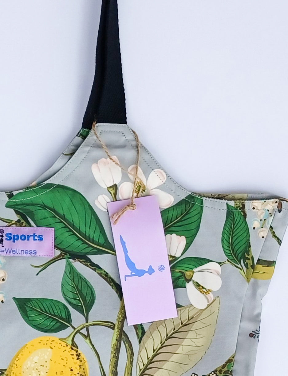 Botanical Garden Tote Bag Grey