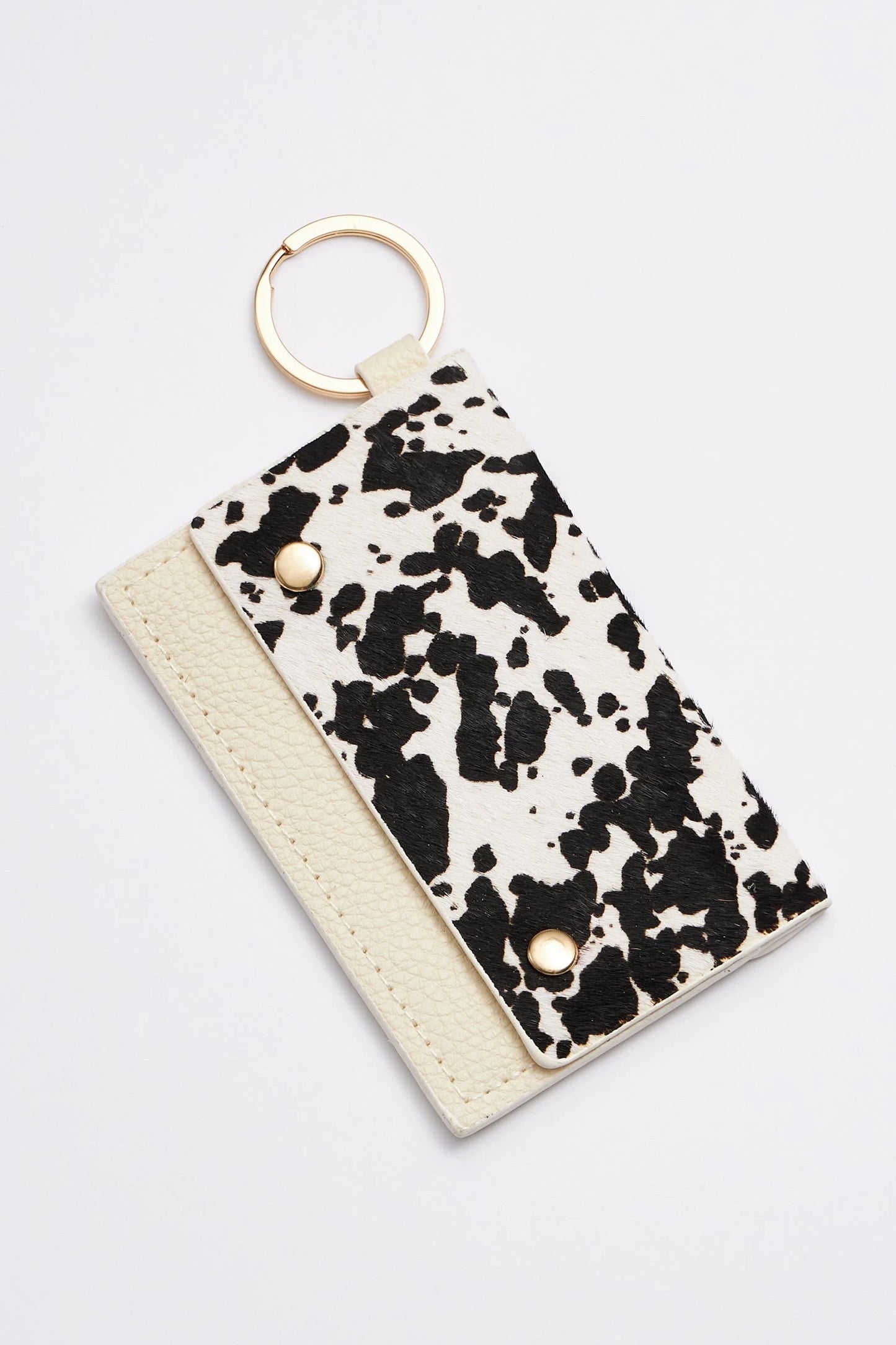 Animal Print Card Holder Key Chains