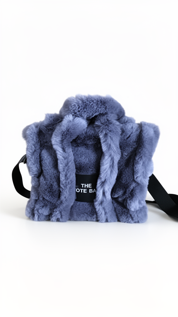 The Fluffy Tote Bag - Grey