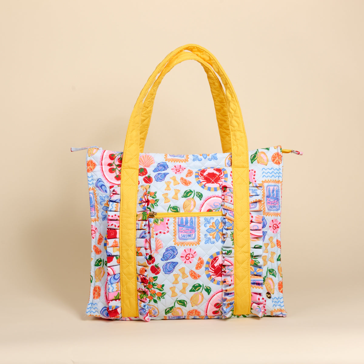 The Everyday Quilted Tote Bag-Ciao Bella