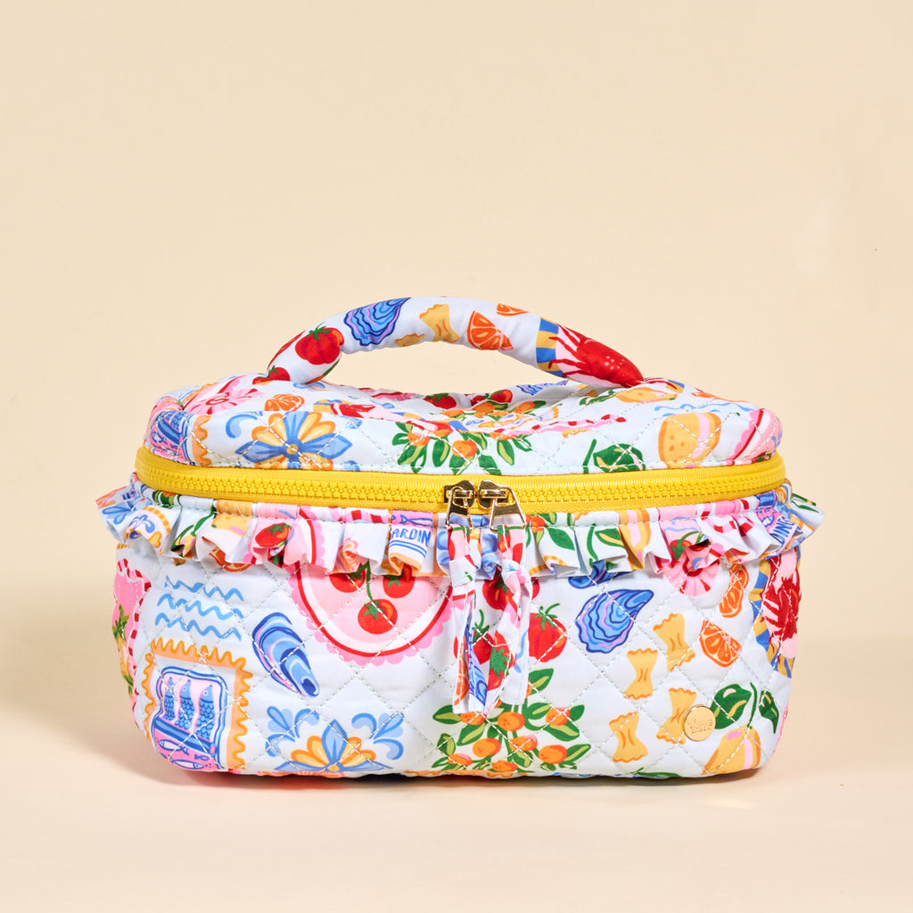 Glam & Go Quilted Cosmetic Bag-Ciao Bella