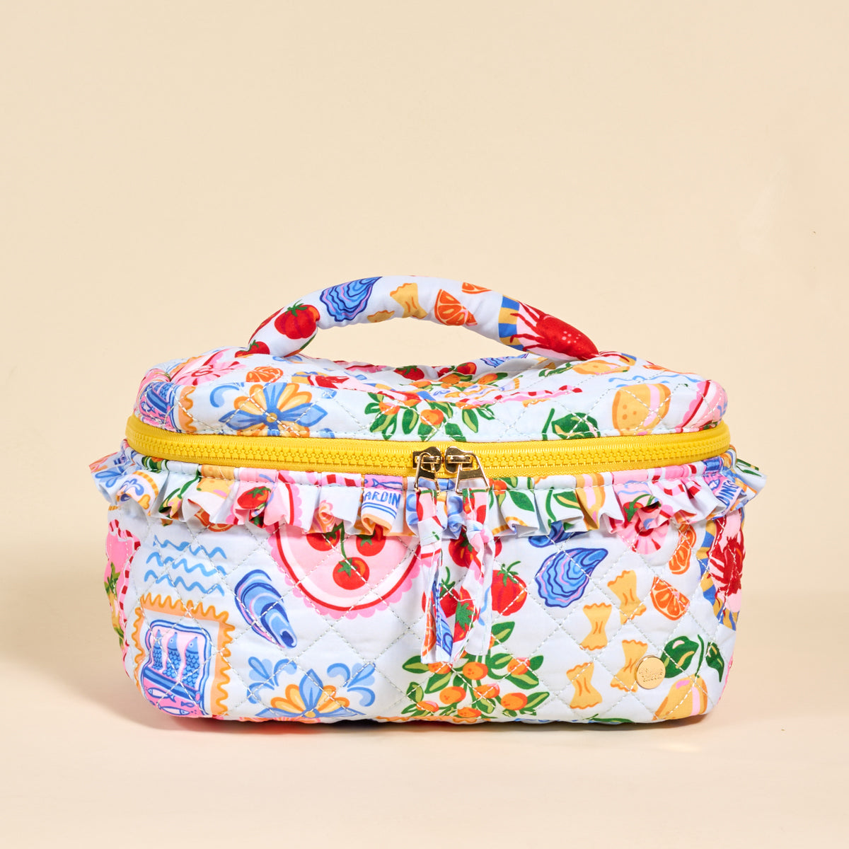 Glam & Go Quilted Cosmetic Bag-Ciao Bella