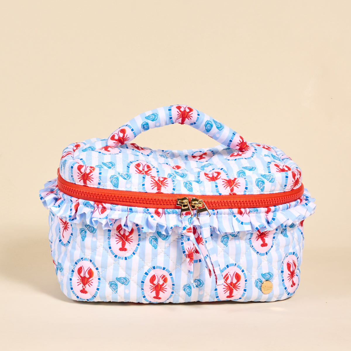 Glam & Go Quilted Cosmetic Bag-Harbor House