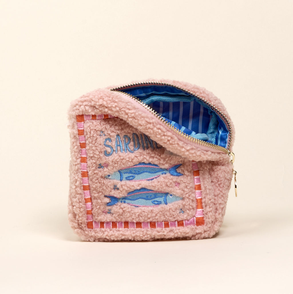 Teddy Pouch-Square Sardines