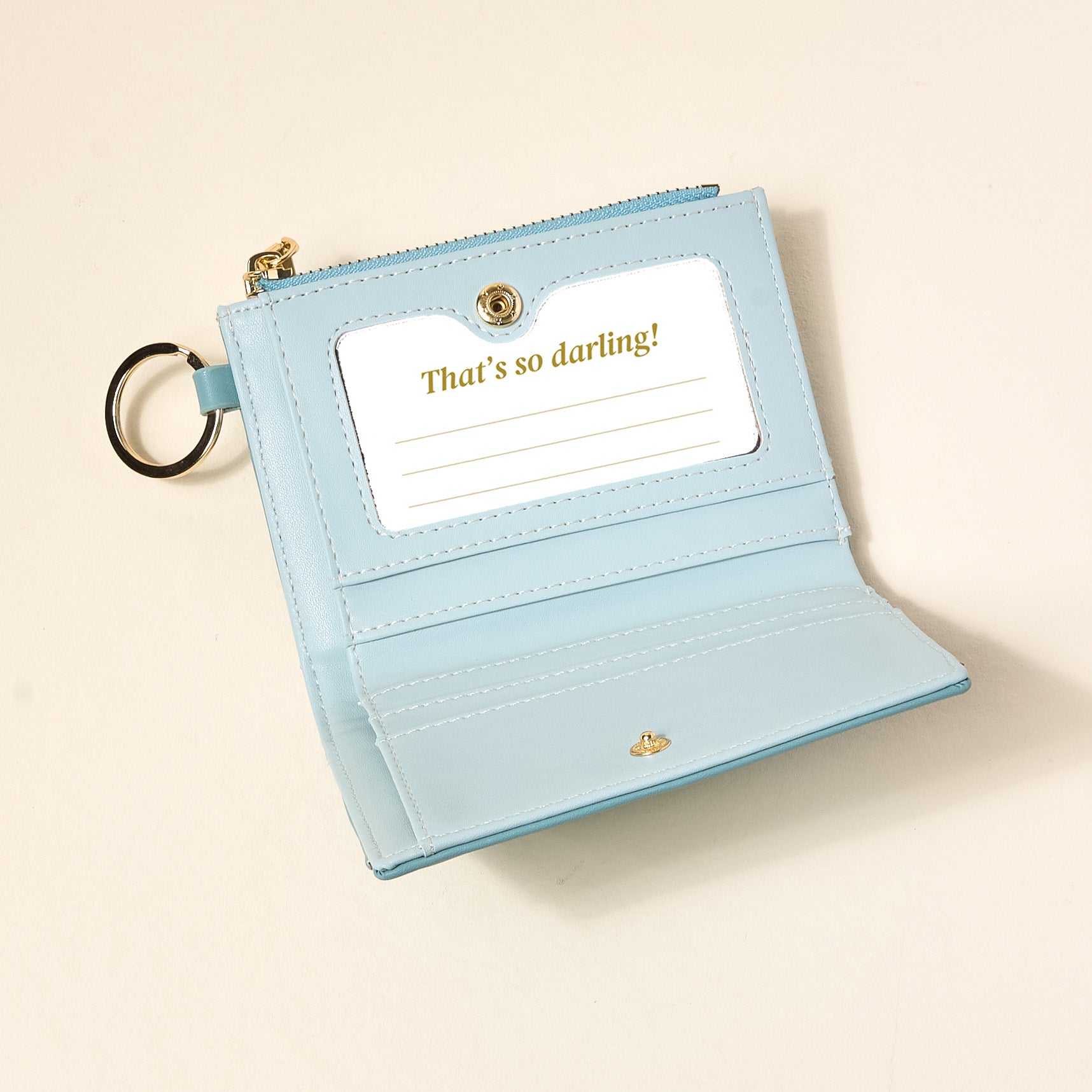 Luxe Pocket Wallet-Misty Blue
