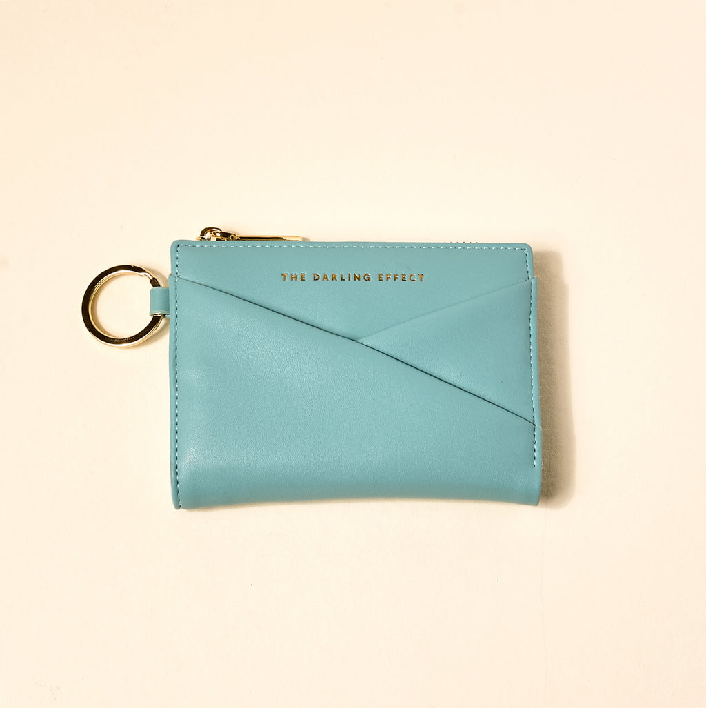Luxe Pocket Wallet-Misty Blue