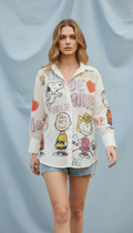 Italian Os Life & Love Graphic Cotton Shirt