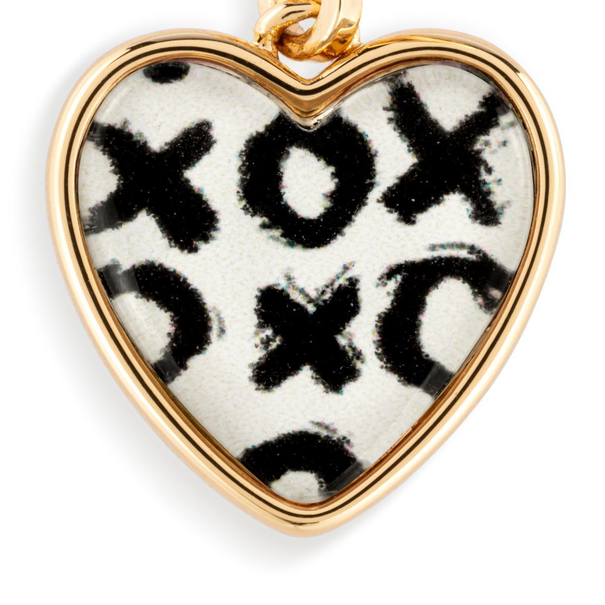 Hugs & Kisses Art Heart Earrings